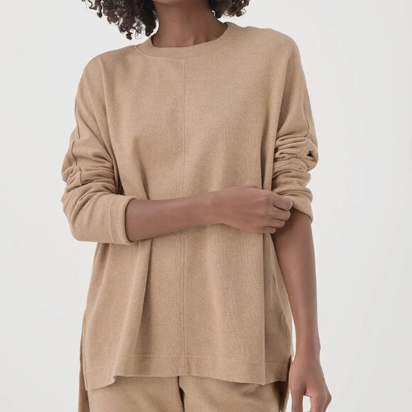 Pact airplane poncho sesame heather M/L - Picture 1 of 5